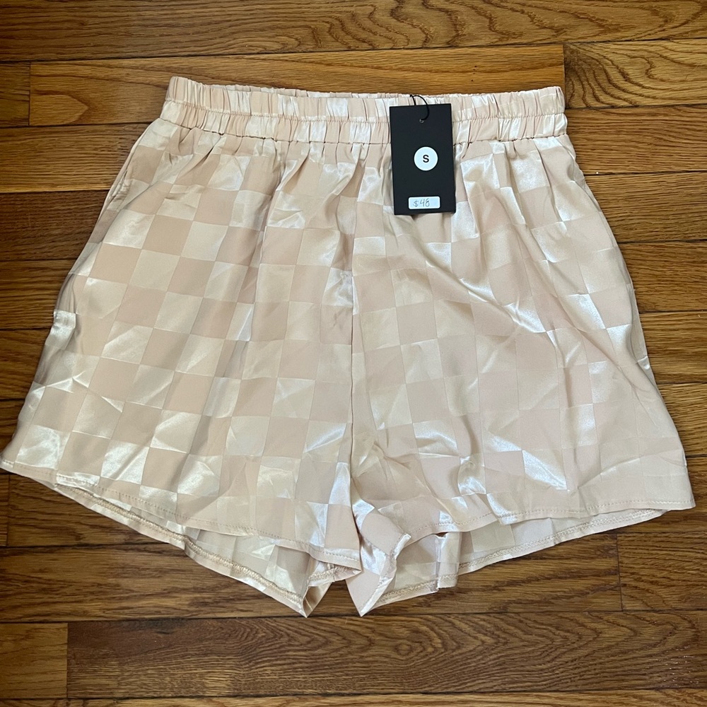 Checkered shorts